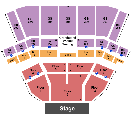 Outdoor Stage At Northern Quest Casino Kane Brown Seating Chart